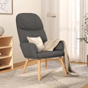 Poltrona Relax Grigio Chiaro İn Tessuto /