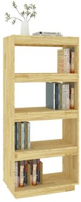Libreria/divisorio 60x35x135 cm in legno massello di pino