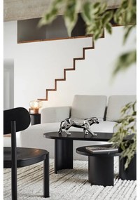 Tavolino nero in frassino 120x50 cm Nori - Teulat