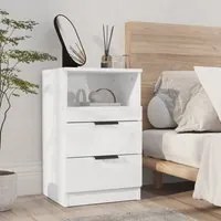 Comodino Bianco Lucido in Legno Multistrato cod mxl 30927