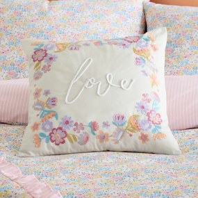 Cuscino decorativo in misto lino 45x45 cm Love – Catherine Lansfield
