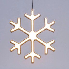 Figura natalizia illuminata 150 lampadine bianco caldo H 44 cm