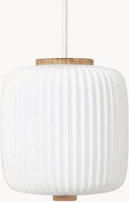 Lampada a sospensione piccola in vetro soffiato opale EK61