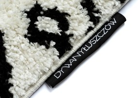 Tappeto PROMO BERBER SAFI N9040 bianco / nero Frange berbero marocchino shaggy