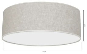 Plafoniera LINO 3xE27/60W/230V