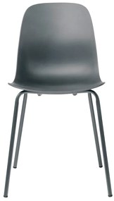 Sedia da pranzo grigia Whitby - Unique Furniture