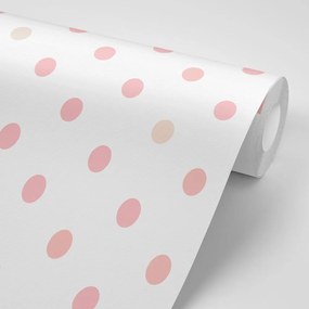 Carta da parati – Punti rosa
