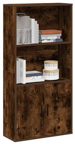 Libreria Rovere Fumo 60x24x120 Cm İn Truciolato /
