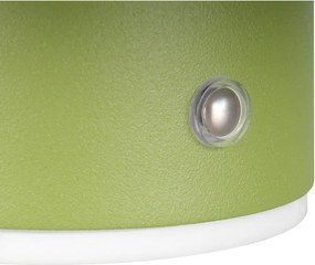 Lampada da parete LED verde con ricarica USB Davey – Trio