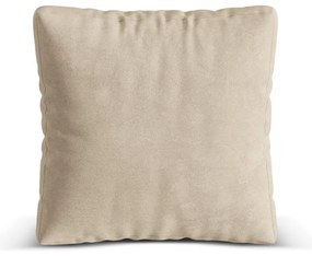 Cuscino per divano componibile beige con rivestimento in velluto Martina – Micadoni