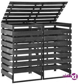 vidaXL Copribidone Doppio 140x75x121cm Pino Massello Verniciato