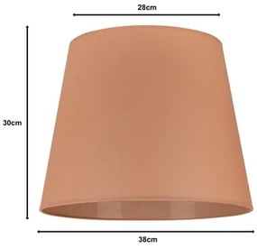 Duolla - Paralume per lampada CLASSIC L E27 Ø 38 cm marrone