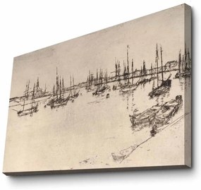 Dipinto - riproduzione 100x70 cm James Abbott McNeill Whistler - Wallity