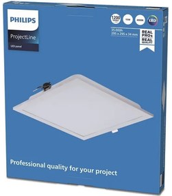 Philips - Luce LED da incasso PROJECTLINE LED/15W/230V 29,5x29,5 cm