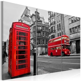 Quadro Vita a Londra  Colore bianco e nero, Dimensioni e Misure 90x60