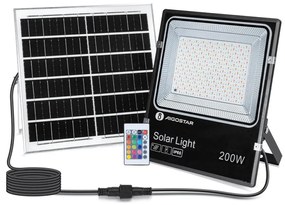 Aigostar - LED RGB Faro solare dimmerabile LED/200W/3,2V IP66 + +TC