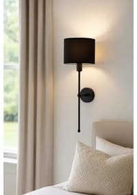 Lampada da parete MADELA 1xE14/40W/230V nera