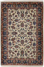 Sarouk Tappeto 110x150 Blu (Iran) Annodato A Mano