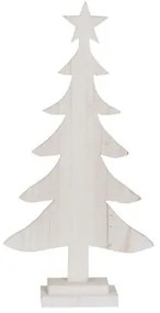 Albero di Natale Bianco Legno di paulownia 40 x 2 x 80 cm