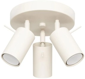 Sollux SL.1497 - Faretto RING 3xGU10/10W/230V color crema