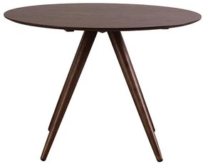 Tavolo da pranzo rotondo design noce D106 WALFORD