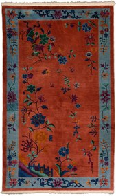 Peking Tappeto orientale 210 x 130 Rosso (Cina) Annodato A Mano
