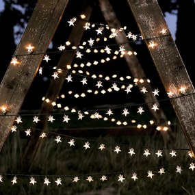Catena luminosa LED verde scuro Star, 100 luci, lunghezza 12,5 m - DecoKing