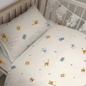 Biancheria da letto per culla in cotone 100x120 cm Animals - Happy Friday