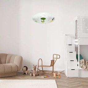 Rabalux 71068 - Paralume per bambini per lampadario FROGGO max. 40W diametro 50 cm