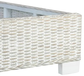 Giroletto grigio in rattan naturale 180x200 cm