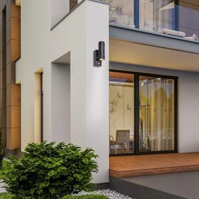 Rabalux 8835 - Applique da esterno con sensore MEDINA 2xGU10/10W/230V