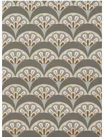 Liberty Carta da parati Deco Scallop - Pewter