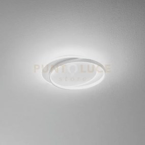 Christine p/p plafoniera led 3000k 2600lm 40w in lluminio e metacri...