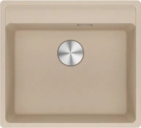 Lavello integrato 1 vasca in fragranite beige FRANKE Maris Avena L 51 x L 56 cm