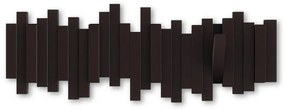 Appendiabiti da parete in plastica marrone scuro Sticks - Umbra