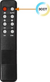 Lampione LED Solare da Giardino 2000 lumen IP65 CCT Bianco Variabile Colore Bianco Variabile CCT