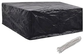 Coperture arredi giardino 2 pz 10 occhielli 260x260x90 cm