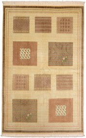 Cashmere Silk Tappeto 120 x 190 Beige (Indian) Annodato A Mano