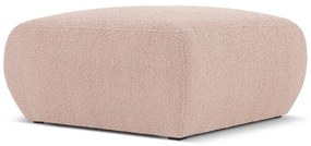 Sgabello in tessuto bouclé rosa Molino - Micadoni Home
