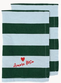 Tovaglioli di stoffa Love 2 pz