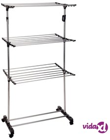 Bathroom Solutions Stendibiancheria a Torre Autoportante 80x57x165 cm