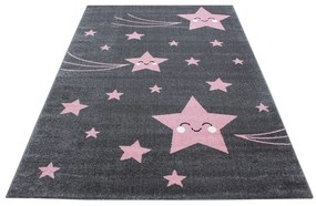 Tappeto per bambini rosa e grigio 140x200 cm Kids - Ayyildiz Carpets
