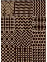 Cole & Son Carta da parati Geometrico - Black/ Gold