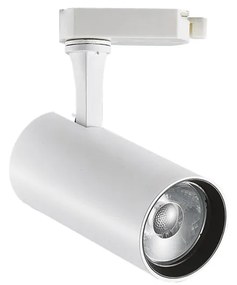 Proiettore Fox On-Off Alluminio-Materie Plastiche Bianco Led 15W 3000K Cri90