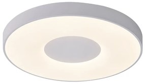 Plafoniera LED moderno Coin, bianco Ø 65 cm, luce con 3 temperature di colore dimmerabile, 6000 lumen MANTRA