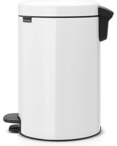 Bidone in acciaio bianco 12 l NewIcon - Brabantia