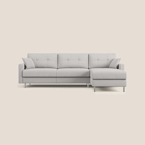 Megan divano letto angolare in microfibra smacchiabile T11