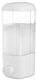 Dispenser Sapone Liquido a Muro 500ML in Plastica Bianco