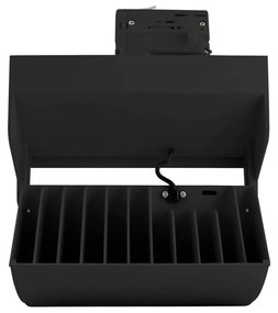 Faro LED 44W per Binario Trifase 100° Nero con driver Philips CRI92 Colore Bianco Caldo 3.000K