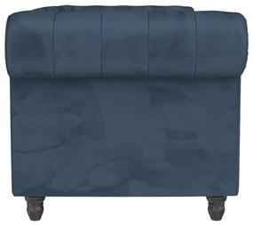 Divano in velluto blu scuro 236 cm Felix - Støraa